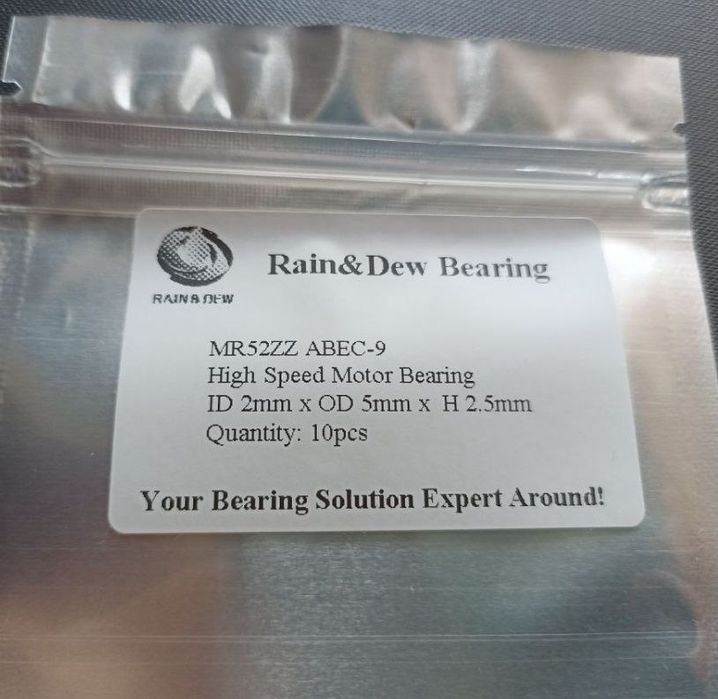 Подшипники для кулера видеокарт RainDew MR52ZZ 5x2x2,5