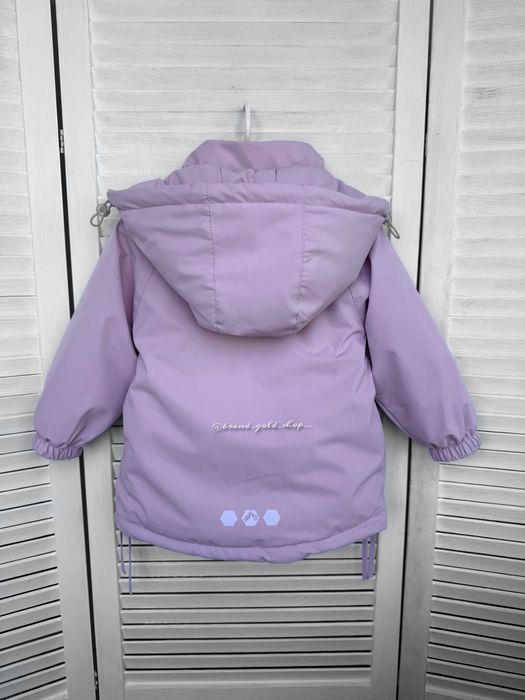 Подовжена демісезонна термо куртка Lassye для дівчинки 86-110