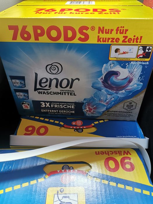 Kapsułki Lenor 76 sztuk, nowe, oryginał, kupione niemcy, czytaj opis