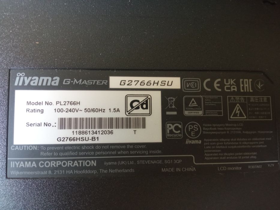 Płyta główna 4H.51U01.A00 do monitora iiyama G-Master G2766HSU