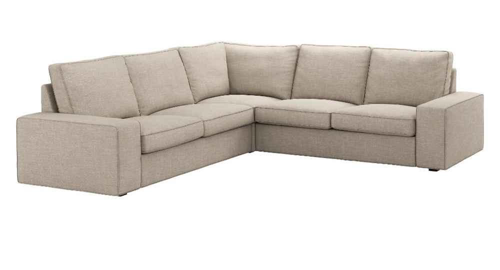 Ikea kivik pokrycie sofy 5 osobowej narozna hillared bezowy