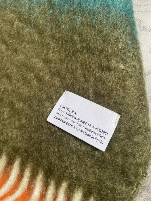 Loewe фірмовий шарф із вовни та мохеру