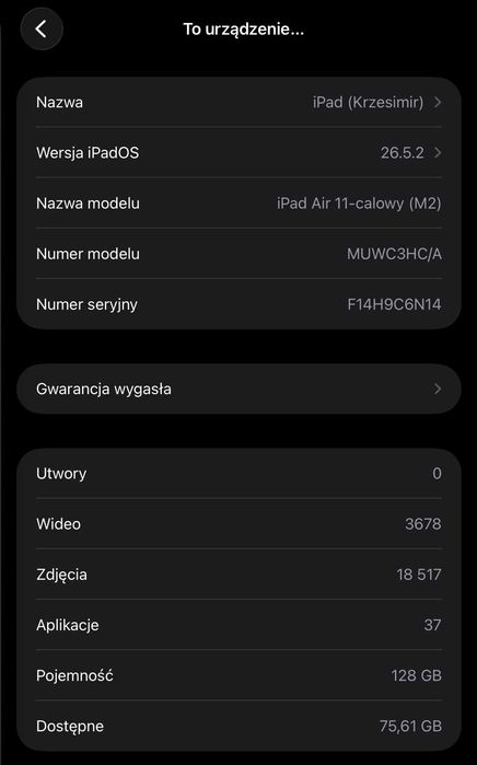 iPad Air 11 cali - M2