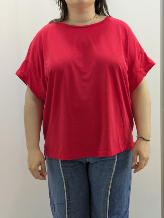 T-shirt Vermelha Zara Algodão XL