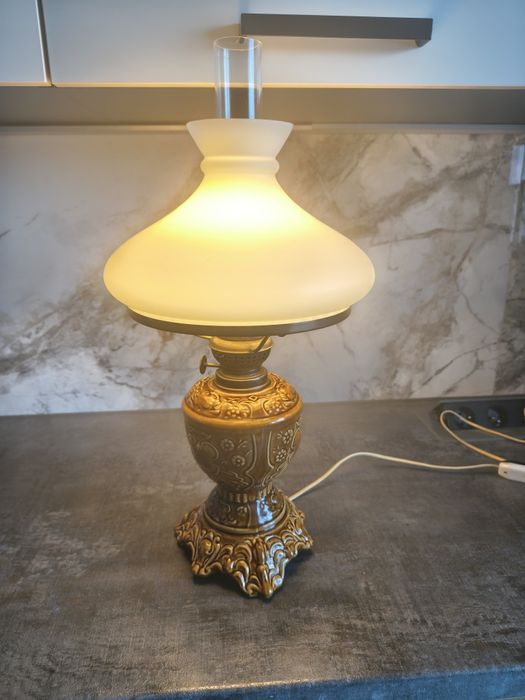 Lampa ceramiczna stołowa WZMPF Wałbrzych