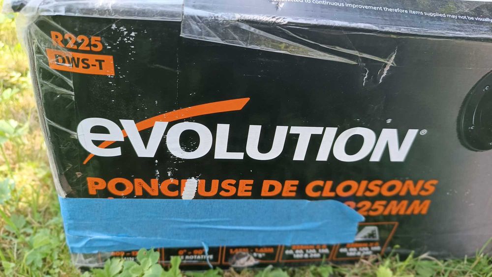 Шліфувальна машинка,жирафа для стін і стель  Evolution R225DWS 225мм з Англії плюс 40 кругів нових