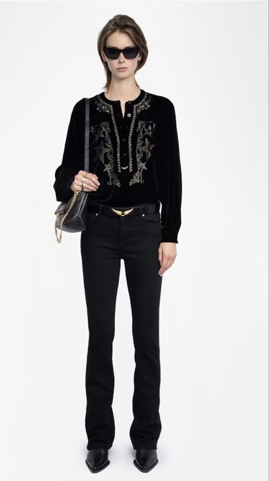 Блуза бархатная Zadig & Voltaire
