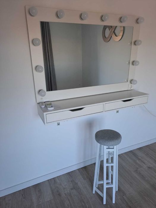 Espelho Maquilhagem com 12 lâmpadas
