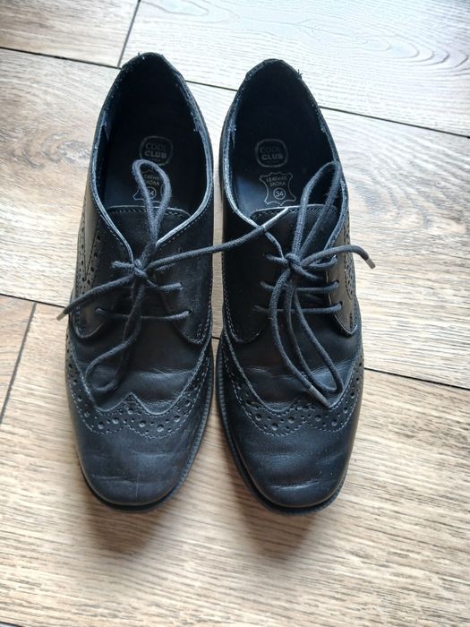 Buty komunijne ze skóry  34