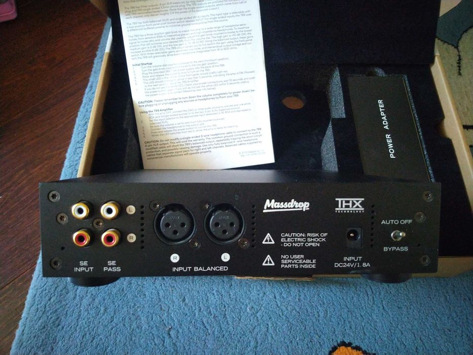 Усилитель для наушников / Підсилювач для навушників Massdrop THX AAA 789 (XLR, RCA))