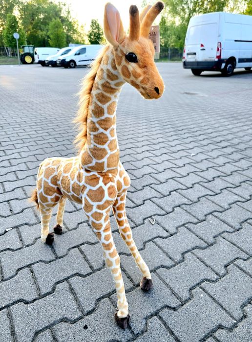 Wielki super pluszak maskotka na prezent Żyrafa nowa