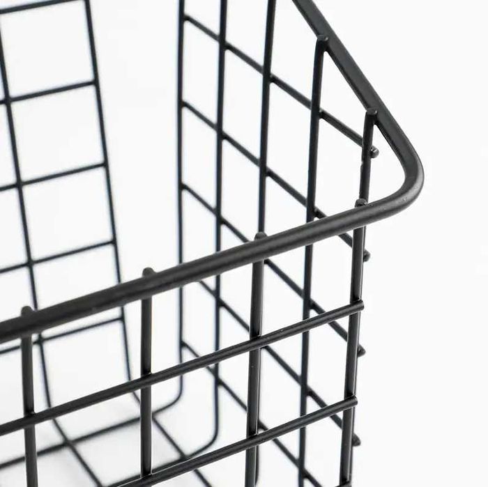 Навесная металлическая полка-корзина на дверь или полку 27.5×12×22.5