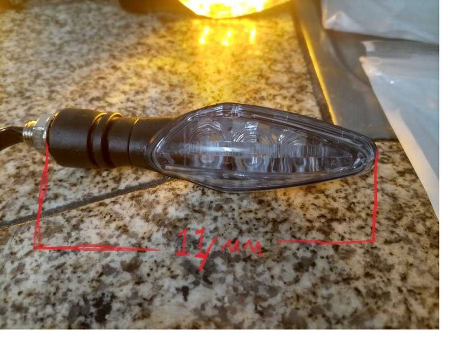 4 Piscas LED para motas / novos