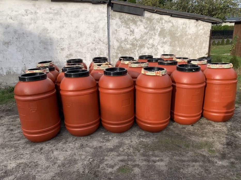 Beczki 220L spożywcze, gratis dostawa, 200, 250L