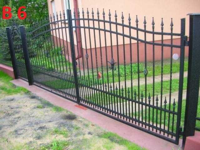 Brama wjazdowa dwuskrzydłowa kuta 4m przesuwna ogrodzenia