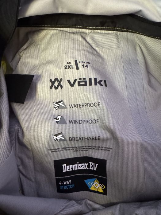 Гірськолижні Штани Volkl Pro Shell Pant WM bright yellow