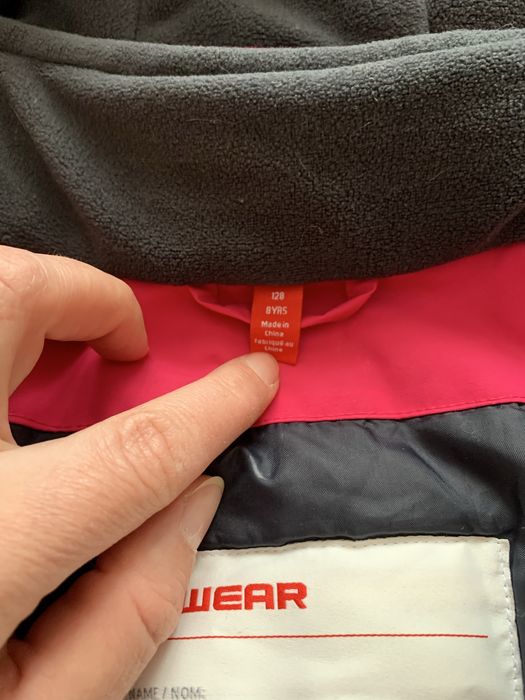 Куртка лижна для дівчинки ріст 128см