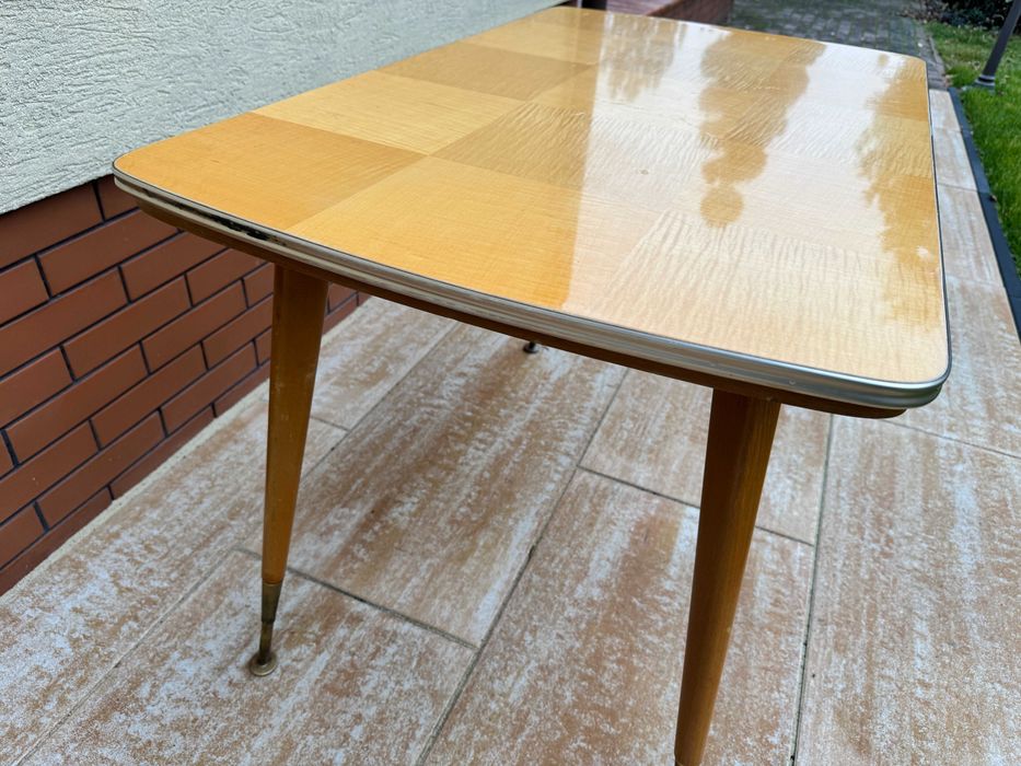 stolik kawow ława prl rozkładany podnoszony artdeco stół szafka komoda