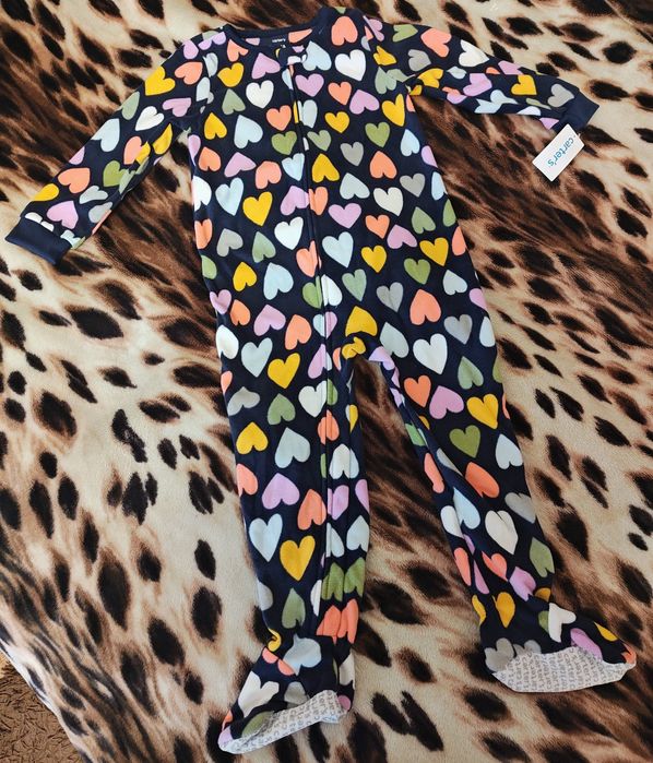 Человечек пижама тёплая сплошная Carter's 99-105 (15-17кг)