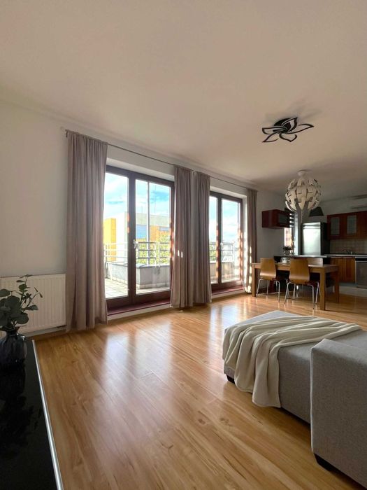 3 pokojowy apartament 71 metrów z tarasem, Bażantów, bez prowizji