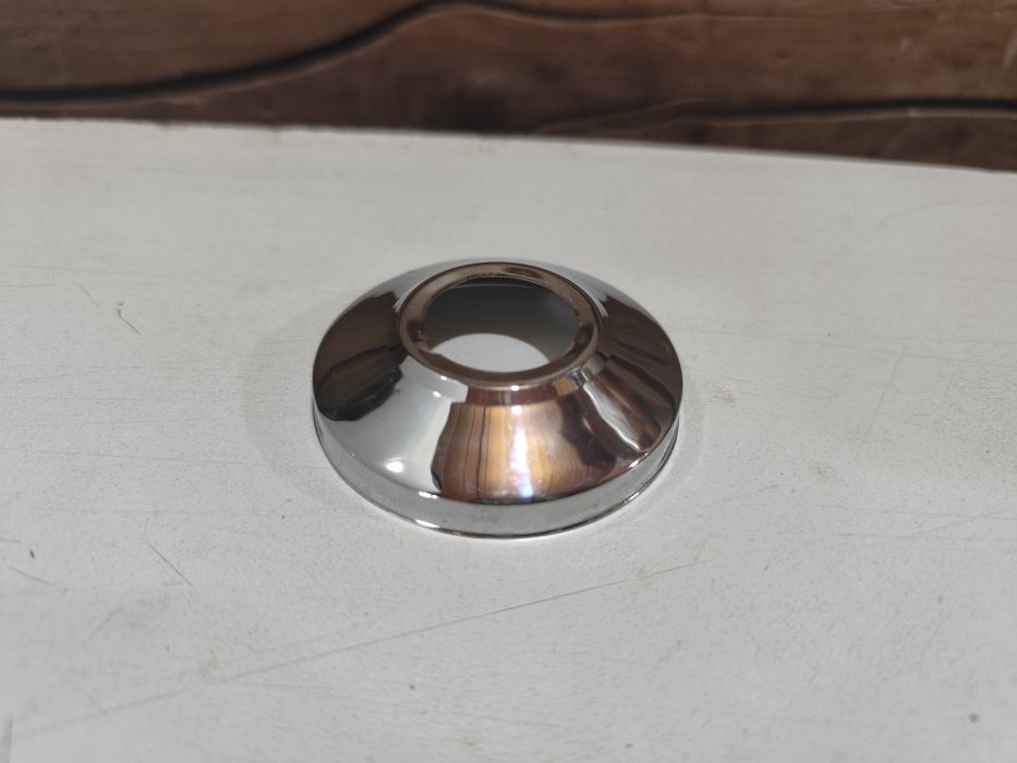 Rozeta maskująca Stożek niski Chrom 6 cm / 2,5 cm