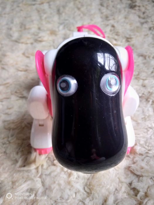 Kosmiczny pies Knabo interaktywny sterowany na baterie pilota robot