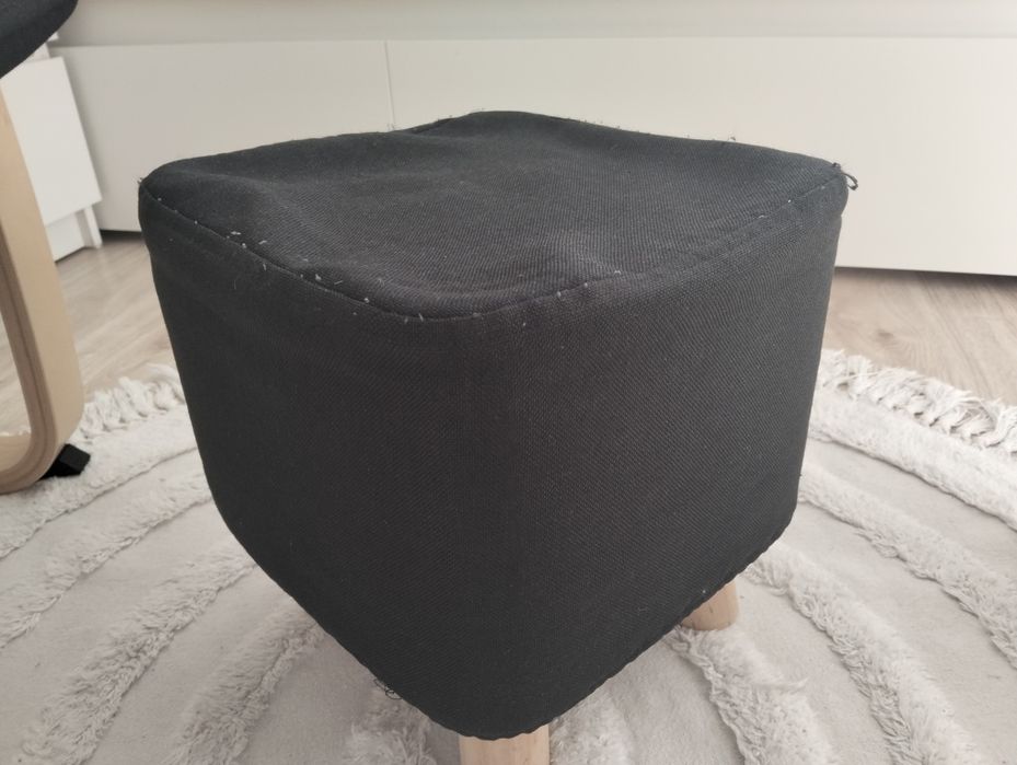 Fotel Ikea + podnóżek Sinsay