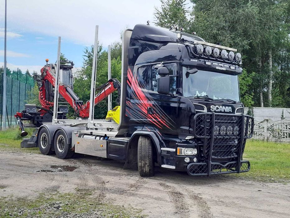 SCANIA R730 V8 rok 2014 6x4 V-KRAN V-13 Wieleń • OLX.pl