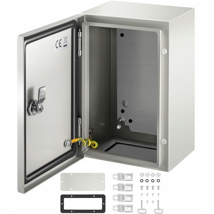 Vevor obudowa elektryczna stal węglowa 30x20x15 cm ip66 wodoodporna