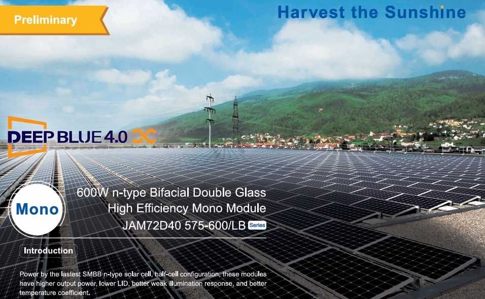 JAM72D40-600/MB Ja solar panel fotowoltaiczny 600W