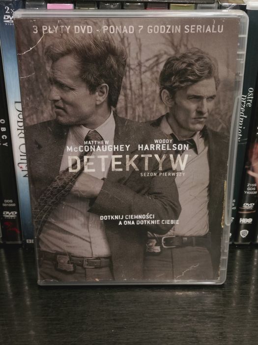 Detektyw sezony 1-4 DVD nowy, folia