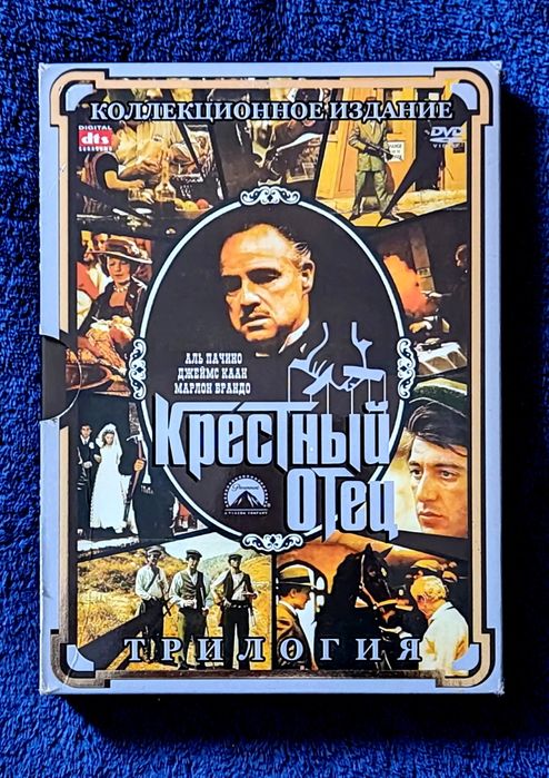 Крёстный отец трилогия коллекционное издание dvd диски лицензия