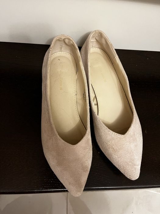 Туфлі замш лодочки 36 розмір