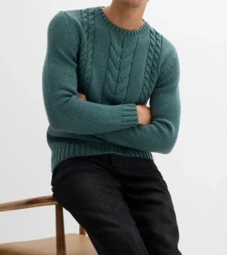 B.P.C sweter męski zielony 3XL.