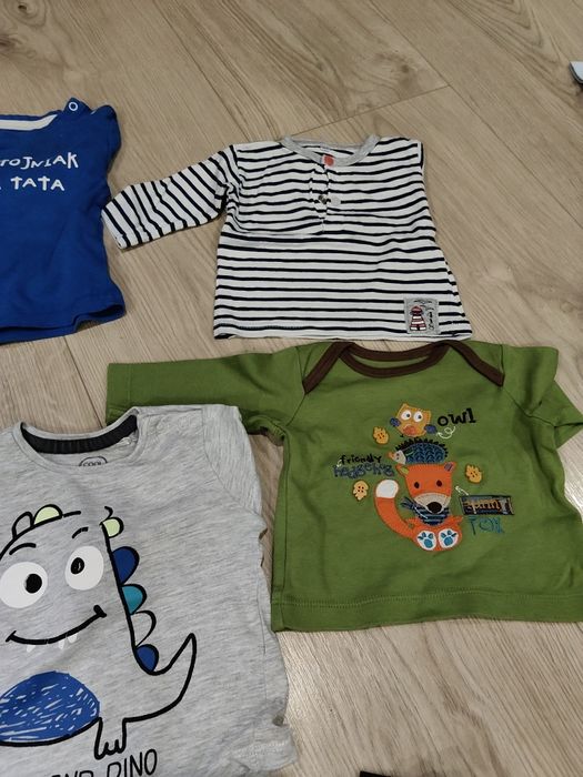 Bluzki z długim rękawem 62 cm