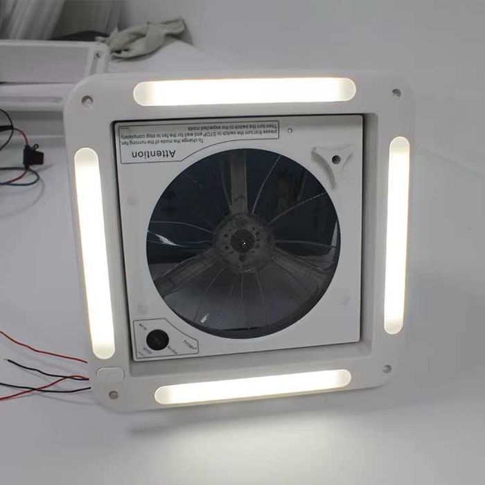 Okno dachowe kamper przyczepa, F. VAT wentylator NOWE szyber 14" 34cm