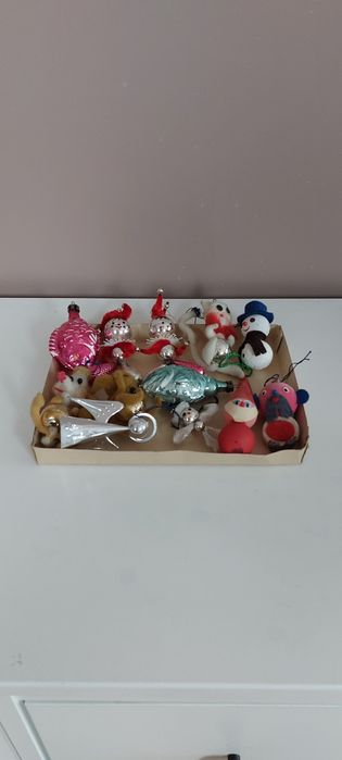 Bombki z Prl-u kształtki 12sztuk