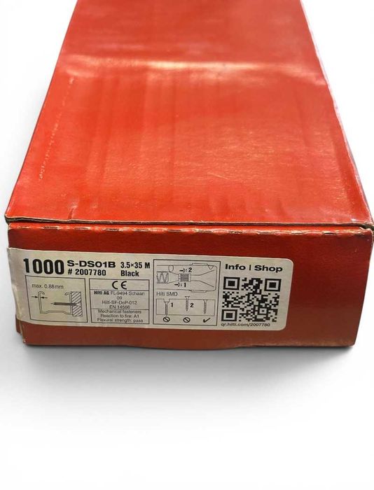 Wkręty do płyt gipsowo-kartonowych HILTI S-DS01B 3.5x35 M 1000szt. | Nowe!