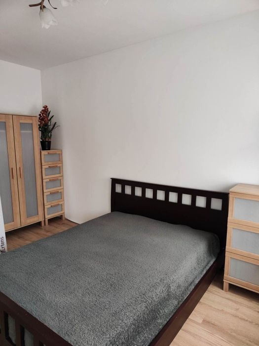 Drewniane łóżko + gratis materac 160x200