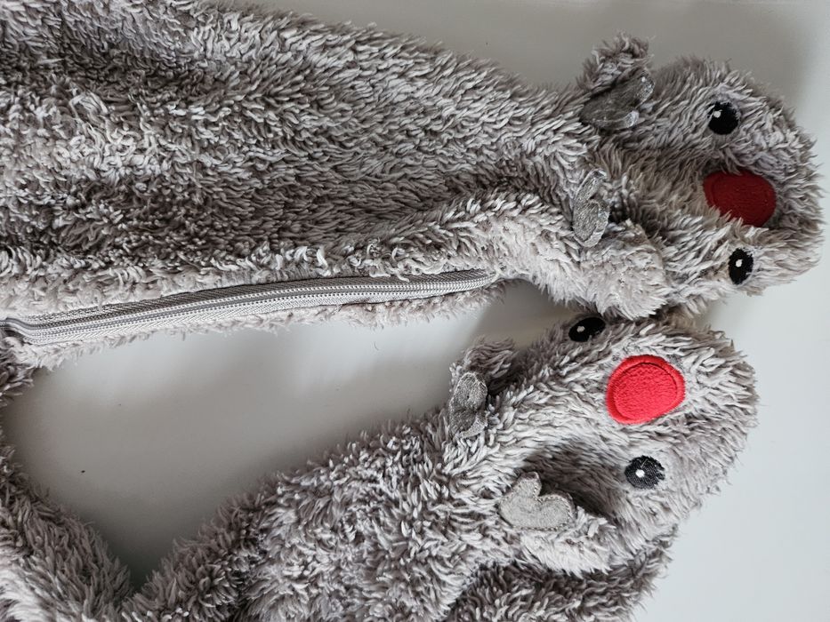 Pajac kostium świąteczny renifer 80 boże Narodzenie