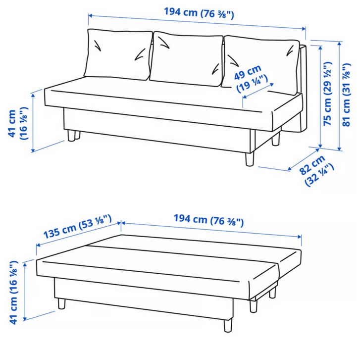 Sofá-cama Alvdalen Ikea