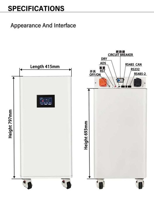 Bateria Solar 15Kwh com Bms da JK