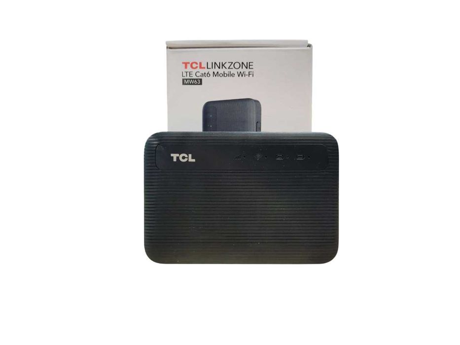 Router 4G TCL Link Zone LTE Cat6 Mobile WiFi MW63VK Czarny