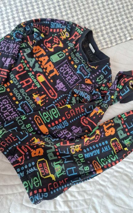 SUPER Cocodrillo CDRL piżamka Gamer chłopiec 6/7 l.