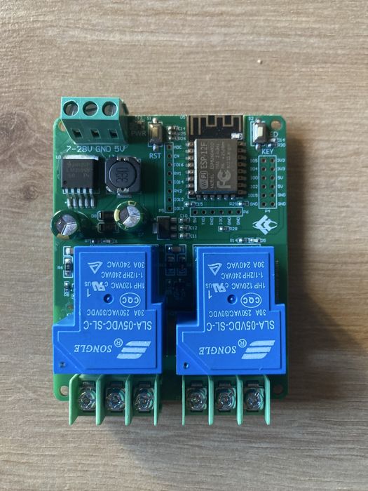 ESP 12-F esp8266 30A dwa przekaźniki Supla