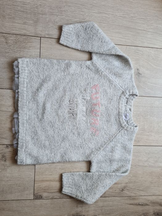 Elegancki szary sweter CoolClub Smyk 80