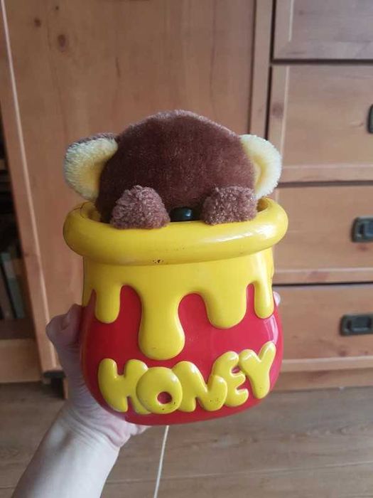 Pozytywka na sznurek naciągana misiu miś