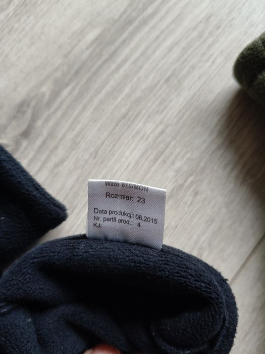Rękawiczki wojskowe pieciopalcowe 615/MON, r. 23 + GRATIS