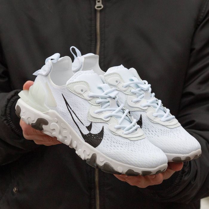 SALE! Nike React Vision White/ Black 40 41 42 43 44 45  найк реакт