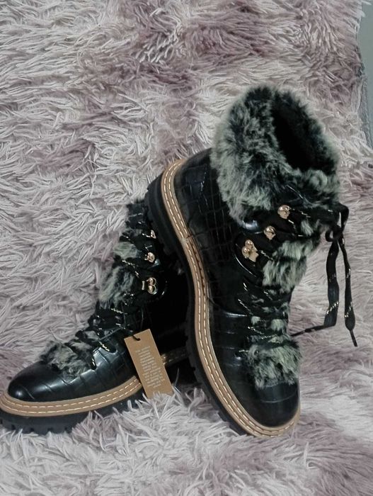 Ocieplane buty za kostkę